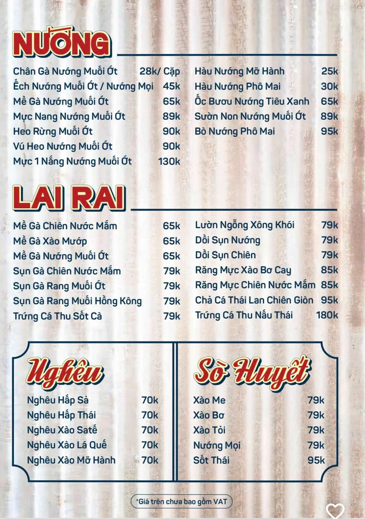 Nướng - Lai Rai